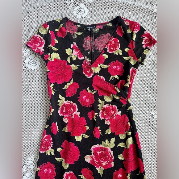 Y2K 2000s Floral Mini Dress - Picture 3 of 4